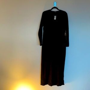 Express Long Sleeve Maxi Dress, Size XL, NWT